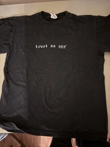 Vintage 1995 X-Files The X-Files T shirt Large Trust No One - Picture 1 of 2