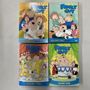 Family Guy DVD Box Sets Volumes 1 2 3 4 1-4 Complete - Imagen 1 de 3