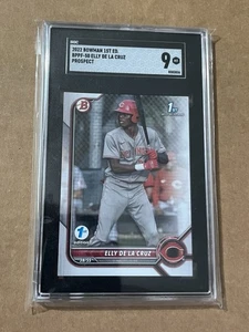 Bowman 2022 primera edición Elly De La Cruz Prospect BPPF50 graduado SGC 9 como nuevo - Imagen 1 de 2