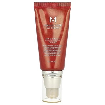 M Perfect Cover B.B Cream, SPF 42 PA+++, No. 27 Honey Beige, 1.7 fl oz (50 ml) - Image 1 of 4