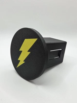 Lightning Bolt Hitch Cover | 2” Receiver | PLA Plastic Tesla Rivian - Image 1 of 2
