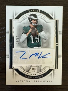 2023 Tanner McKee National Treasures Auto /99 Rookie Eagles QB #151 - Picture 1 of 2