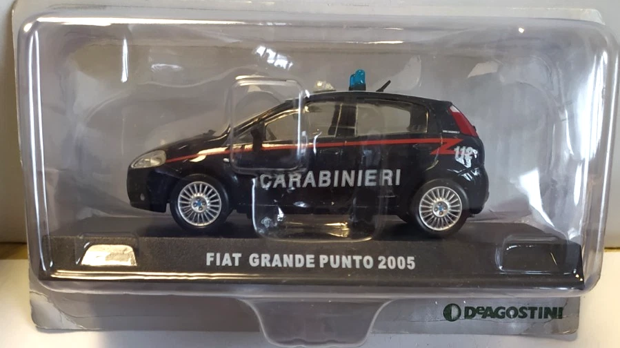 DE AGOSTINI 1:43 AUTO FIAT GRANDE PUNTO 2005 CARABINIERI   RM FIAT CARABINIERI - Immagine 1 di 1