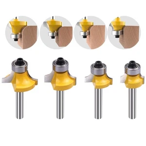 1/4 Schaft Hartmetall Abrundfräser Set, Top Bearing Router Corner Roundi... - Bild 1 von 6