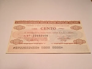 Istituto centrale delle banche popolari italiane - 100 L Produttori Latte - FDS - Foto 1 di 2