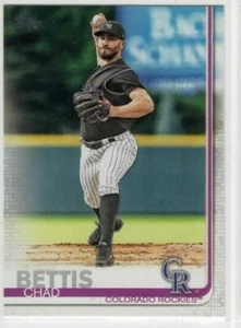 Chad Bettis 2019 Topps Series 1 Baseball Base Common #74 Colorado Rockies - Picture 1 of 1