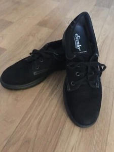 Semler Wildleder Damen Schnürschuh Halbschuhe Gr:39 UK-6 Weite H schwarz - Bild 1 von 5