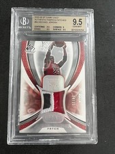 POP10 MICHAEL JORDAN BGS 9.5 2005-06 SP GU AUTHENTIC FABRICS GAME USED PATCH /75