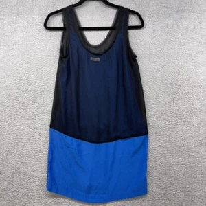 Silence Noise Womens Mini Dress Black Blue Sleeveless Scoop Neck Pullover Size S - Picture 1 of 9