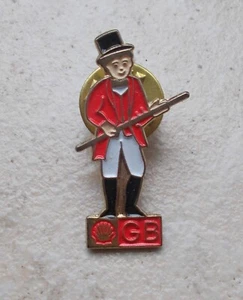 Badge SHELL Oil Company Hat Pin Lapel Pin Tie Tac Hatpin GB UK France - Picture 1 of 2