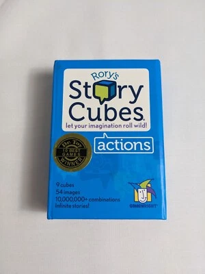 RORY'S STORY CUBES ACTIONS Set Board Game Dice Dr. Toy Edition Gamewright 2011 - Image 1 of 4