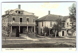 Creston Iowa Cottage Hospital unposted undivided Postcard A670 - Picture 1 of 2