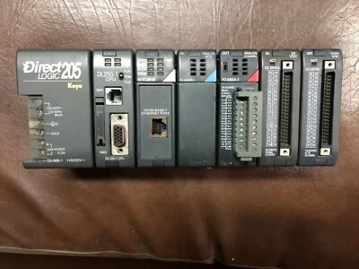 Automation Direct D2-06B-1 Slot Base with Modules DL250-1 CPU - Image 1 of 4