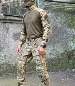 Demi-season military tactical uniform set multicam Multicam with knee pads suit - Picture 1 of 8