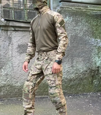 Demi-season military tactical uniform set multicam Multicam with knee pads suit - Image 1 of 4