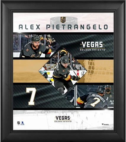 Alex Pietrangelo Las Vegas Golden Knights Framed 15" x 17" Stitched Cover