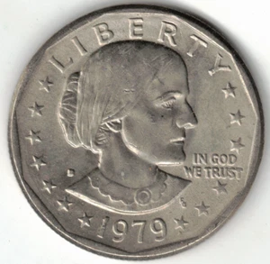 Dólar D Susan B. Anthony 1979 en buen estado. VER EL ESCANEO. stk 79-6 - Imagen 1 de 4