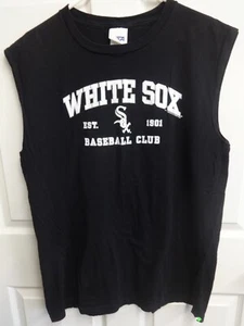 Vintage 2008 MLB Chicago White Sox Sleeveless Black T-Shirt Men Large by CSA - Picture 1 of 6