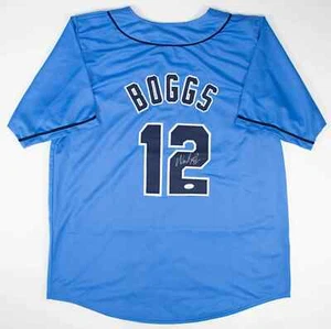 Wade Boggs Signed Tampa Bay Rays Jersey (JSA COA) Joined 3000 Hit Club as a Ray - Picture 1 of 6