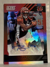 Tyler Boyd 2019 Panini Score Autograph Card #SI-TB Cincinnati Bengals