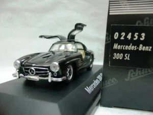 WOW EXTREMELY RARE Mercedes 300SL Gullwing 1954 Black 1:43 Schuco No Minichamps - Picture 1 of 3