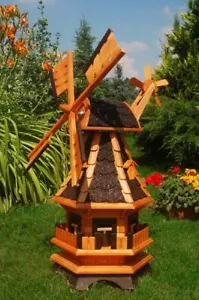 Moulin à Vent Avec Dim Bardeaux – Hauteur 1 Mètre - Photo 1/1