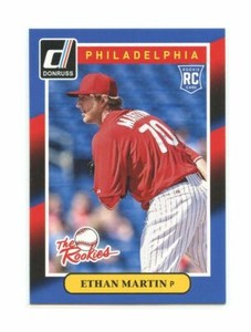 2014 Donruss The Rookies #36 Ethan Martin Philadelphia Phillies rookie card