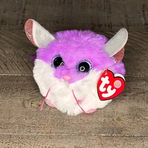 3 Zoll Ty Beanie Boos Puffies Colby die lila Maus Plüsch lila Glitzeraugen - Bild 1 von 5