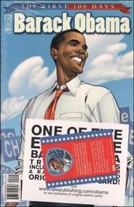 Barack Obama: The First 100 Days #2 J. Scott Campbell Cover (2009) IDW - Imagen 1 de 1