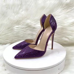 Decolté donna tacco slim 12-10cm punta appuntita modello elegante numero  33-46 - Imagen 1 de 9