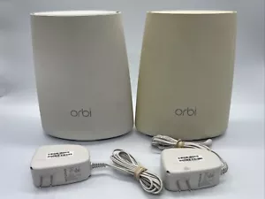 2 NETGEAR Orbi Mini RBS40 Satellites With Power Cord - Picture 1 of 6