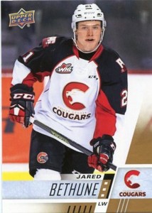 17/18 UPPER DECK CHL #172 JARED BETHUNE PRINCE GEORGE COUGARS *48708