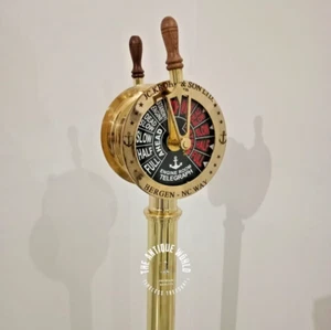 43" Brass Ship Order Engine Working Telegraph/Nautical Marine Telegraph Gift - Picture 1 of 14