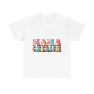 MAMA LOVE T-Shirt Cherish Care Mom Mother Mum Family Parent Unisex Softstyle Tee - Picture 1 of 21