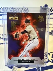 2022 Jack Leiter Wild Card Matte National VIP Rising Heat 1/3 (hc14971) - Picture 1 of 7