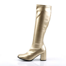 Gold Knee High Gogo Athena Eternals Hippolyta Wonder Woman Cosplay Womans Boots