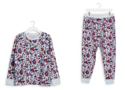 VINEYARD FLORAL Ribbed Jogger Pajama Pants & Top Size XL  Vera Bradley NWT - Image 1 of 4