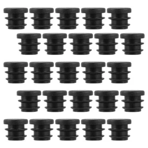 100pcs Tubing End Caps Threaded Round Table Leg Plugs Tubing End Plugs - Imagen 1 de 12