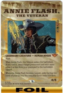 1x - Annie Flash, the Veteran - FOIL SHOWCASE #291 - Outlaws of Thunder MTG - Bild 1 von 1