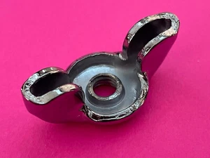 64-72 Chevelle Camaro Corvette GTO GS SS Chrome Air Cleaner Wing Nut OEM NOSR - Foto 1 di 2