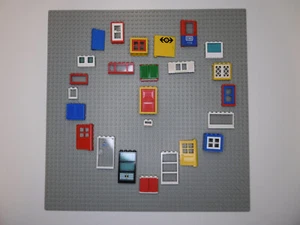 Lego 25 Türen Fenster Window City zufällig sortiert Sammlung Konvolut TOP kg - Bild 1 von 1