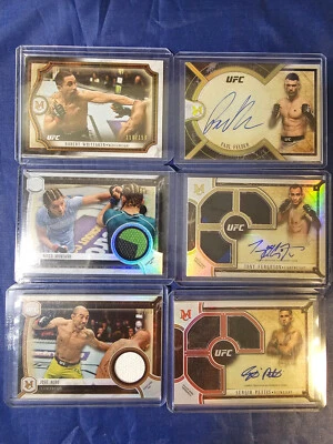 2018 Topps UFC Museum Collection Relic/Auto/Parallel/copper/gold you pick - Image 1 of 2