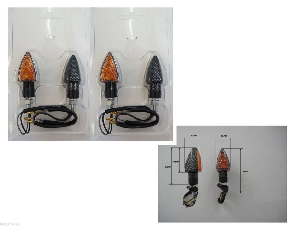 FCC - CARBON ARROWS SHORT LAMP APPROVED 62x31 mm for BENELLI Titanium 07 - Image 1 of 1