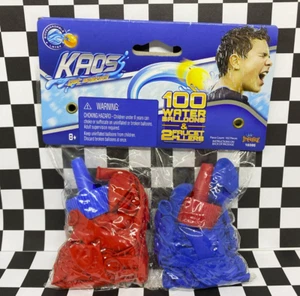 Imperial Kaos Get Soaked palloncini d'acqua blu e rossi con riempitivi per rubinetto numero 100 - Foto 1 di 2