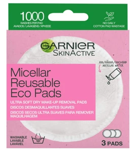 Garnier Mizellen Wiederverwendbarer Make-up Entferner Eco Pads 3er Set Ultra ... - Bild 1 von 7