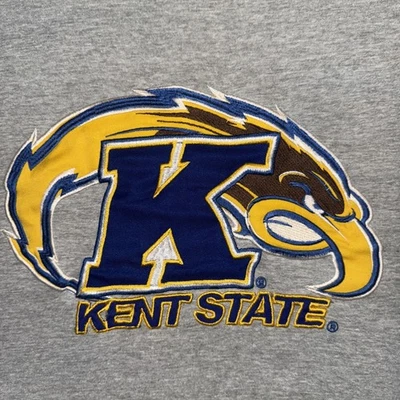 Kent State University Golden Flashes T-shirt Embroidered Logo Size Large VTG - Image 1 of 4