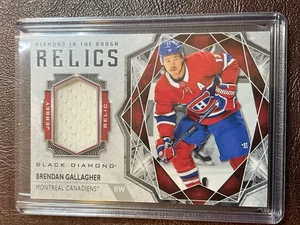 2019-20 Upper Deck Black Diamond Relics Brendan Gallagher DR-BG Canadians - Bild 1 von 4