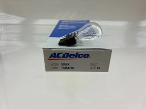 ACDELCO 3057K 19344784 BOMBILLA MINIATURA (PAQUETE DE 10) - Imagen 1 de 1