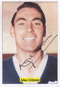 Modern SIGNED JF SPORTING Custom Trading Card ALAN GILZEAN DUNDEE - Picture 1 of 1