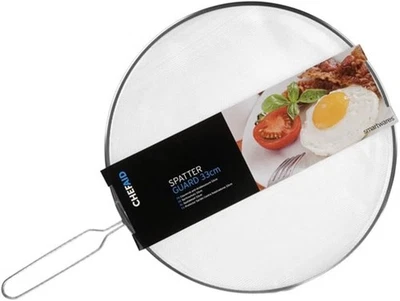 Chef Aid Fine Mesh Large Splatter Guard for Frying Pan - 33cm Diameter - Image 1 of 2